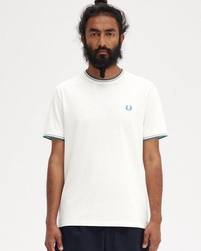 Fred Perry Twin Tipped - White