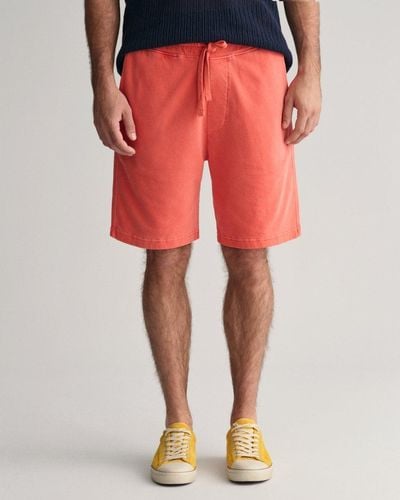 GANT Sunfaded Shorts - Red