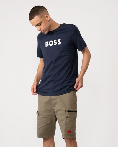 BOSS by HUGO in Lyst Men | T-shirt Rn Orange for BOSS