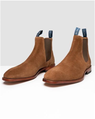 Oliver Sweeney Tamine Calf Suede Chelsea Boots - Brown