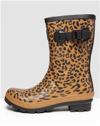 Joules Molly Welly Wellington Boots - Brown