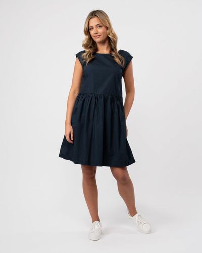 Woolrich Popeline Dress - Blue