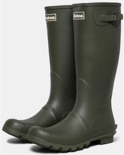 Barbour Men's Bede Wellington Boots Olive - Green