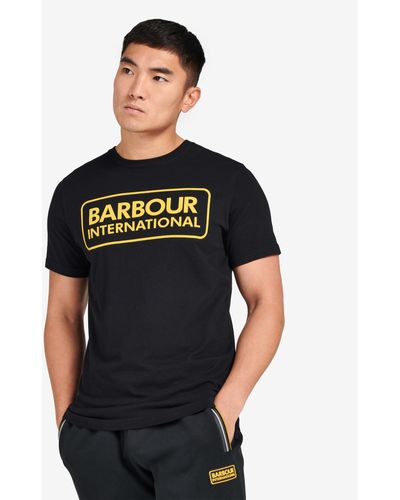 Barbour International Essential Large Logo T-shirt - Black