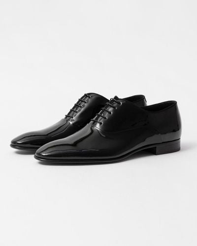 BOSS Leather Oxford Shoes With Leather Lining Nos - Black