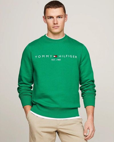 Tommy Hilfiger Tommy Logo Sweatshirt - Green