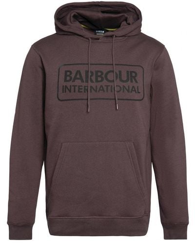 Barbour Pop Over Hoodie - Brown