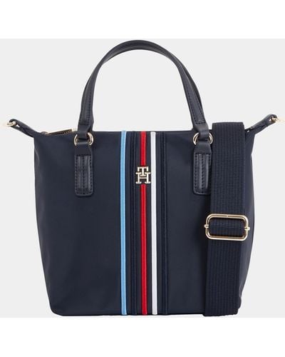 Tommy Hilfiger Poppy Corporate Small Tote Bag - Blue