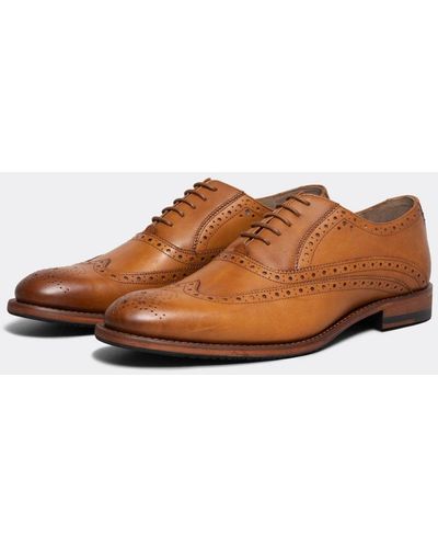 Oliver Sweeney Ledwell Wing Tip Oxford Brogues - Brown