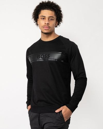 BOSS by HUGO BOSS Authentic Loungewear Sweatshirt - Black