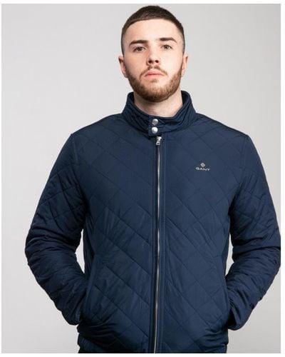 GANT Quilted Windcheater - Blue