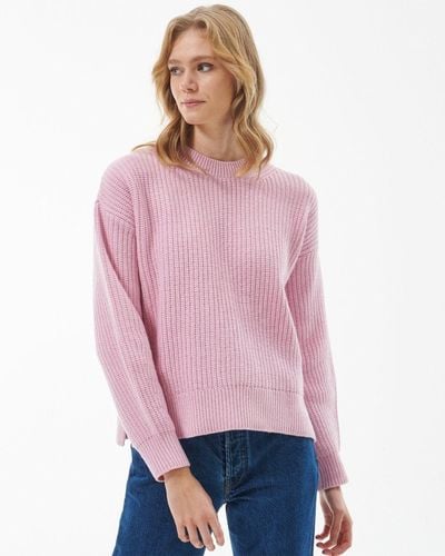Barbour Horizon Ribbed Sweater - Pink
