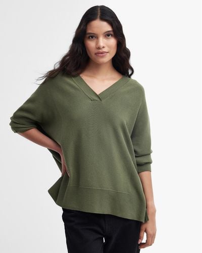 Barbour Rouse Knitted Sweater - Green