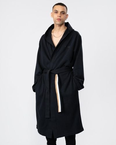 BOSS Iconic French Terry Robe - Black