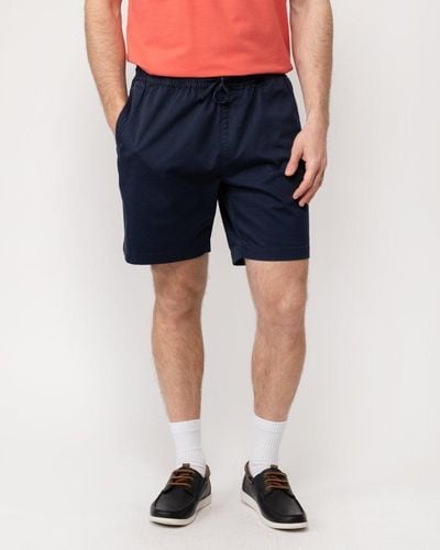 GANT Drawstring Logo Shorts - Blue