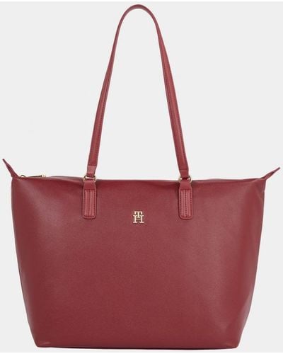 Tommy Hilfiger Poppy Plus Tote Bag - Red