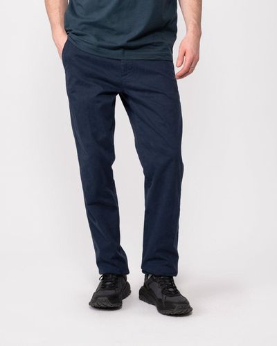 Oliver Sweeney Besterios Garment Dyed Cotton Chino - Blue