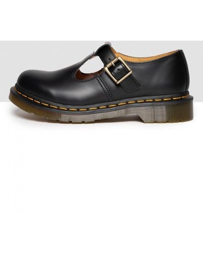 Dr. Martens Polley Smooth Mary Jane Shoes - Black
