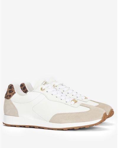 Barbour Aldrin Trainers - White