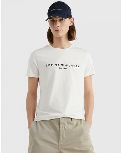 Tommy Hilfiger Core Tommy Logo Tee - White