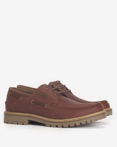 Barbour Basalt Boat Shoes - Brown