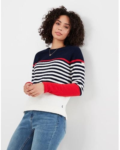 Joules Seaport Striped Jumper - Blue