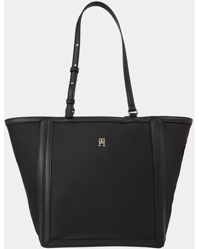 Tommy Hilfiger Th Essential Smooth Tote Bag - White