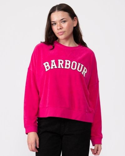 Barbour Bracken Sweatshirt - Red
