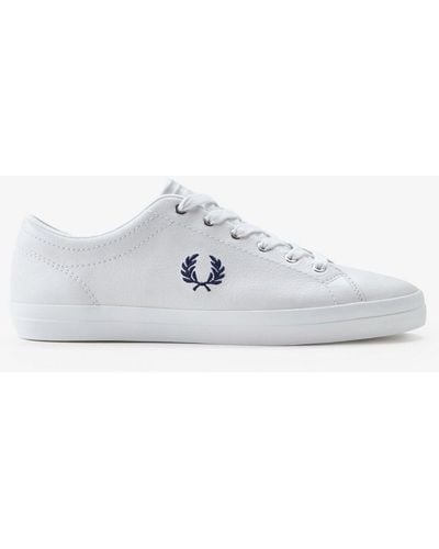 Fred Perry Baseline Leather Sneakers - White