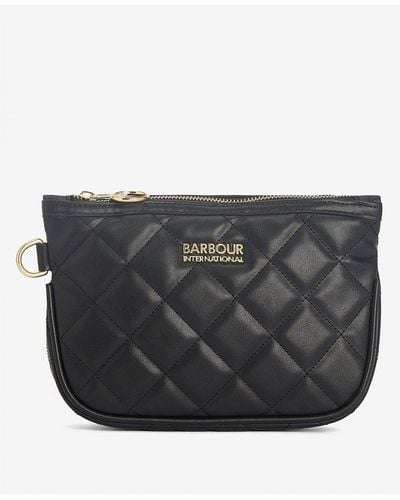 Barbour Quilted Make-up Bag - Black