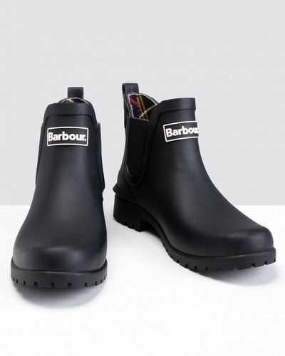 Barbour Wellington Ankle Boots - Black