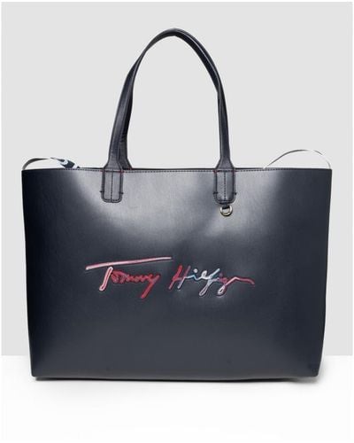 Tommy Hilfiger Iconic Tommy Tote Signature - Black