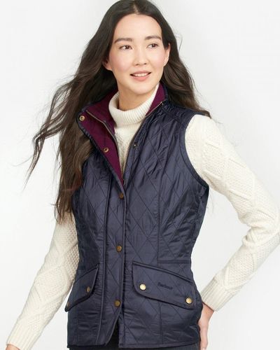 Barbour Cavalry Quilted Vest - Blue