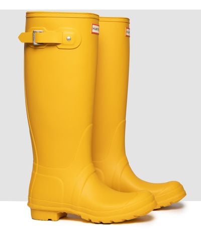 HUNTER Original Tall Wellies - Yellow