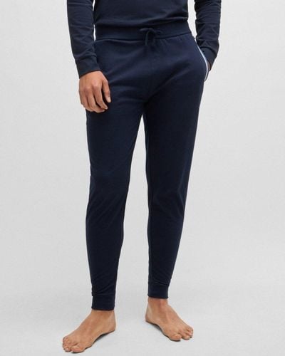 BOSS Authentic Loungewear Track Trousers - Blue