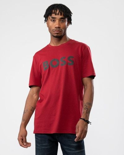 Red BOSS by HUGO BOSS T shirts for Men Lyst