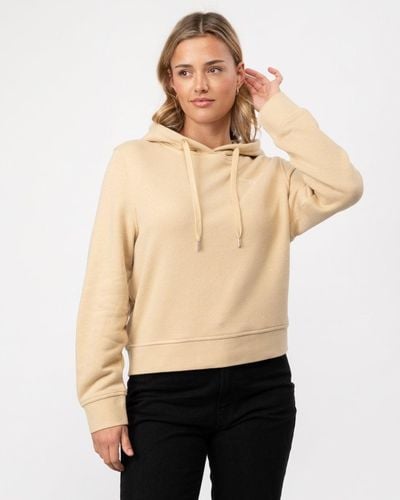 Tommy Hilfiger 1985 Relax Mini Corp Logo Hoodie - Natural