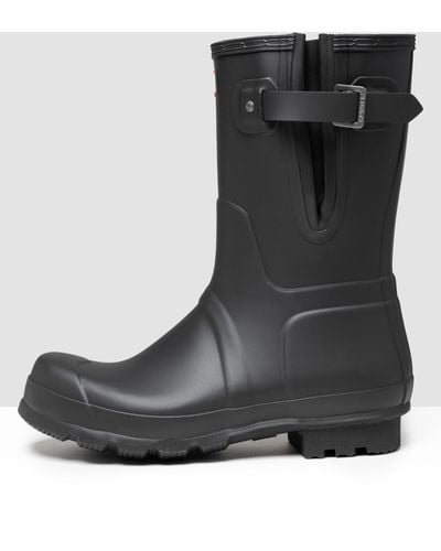 HUNTER Original Short Side Adjustable Boots - Black