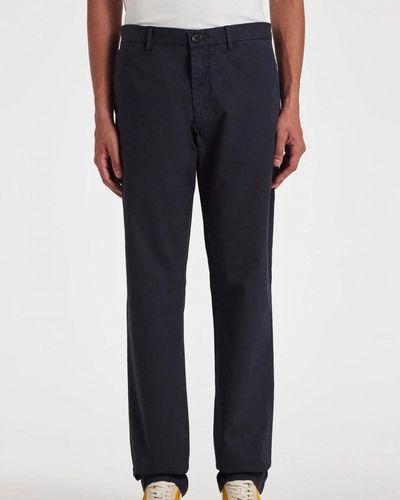 Paul Smith Ps Mid Fit Clean Chino Bs Zebra - Blue