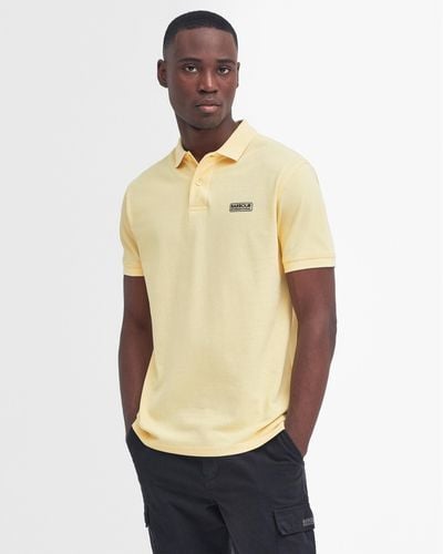 Barbour Essential Short Sleeve Polo - Natural