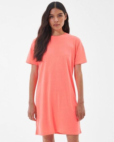Barbour Halton T-shirt Dress - Pink