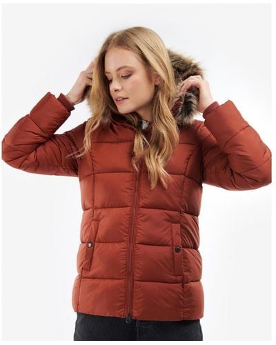 Barbour Midhurst Quilted Jacket - Red