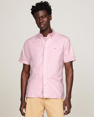 Tommy Hilfiger Flex Poplin Shirt - Pink