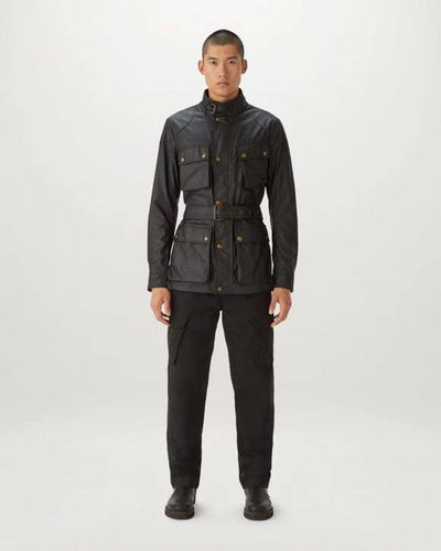 Belstaff Trialmaster Waxed Jacket - Black