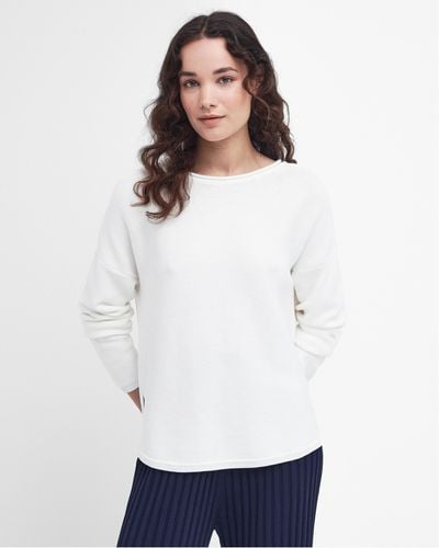 Barbour Marine Sweater - White