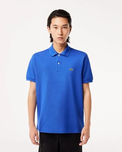 Lacoste Original L.12.12 Petit Pique Cotton Polo Shirt - Blue