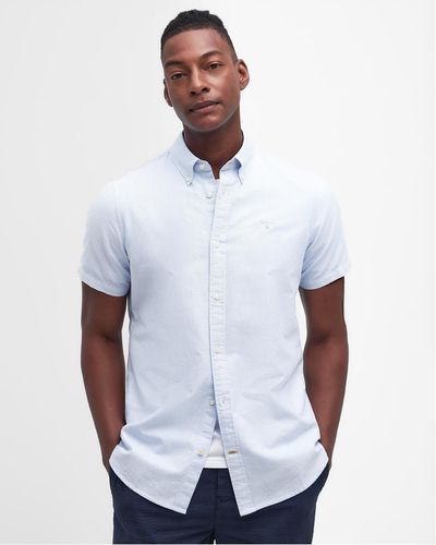 Barbour Striped Oxtown Tailored Shirt - White