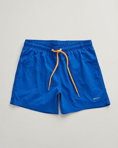 GANT Regular Fit Swim Shorts - Blue