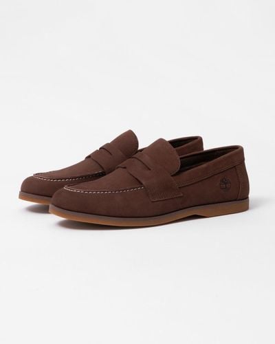 Timberland Classic Slip-on Boat Shoes - Brown