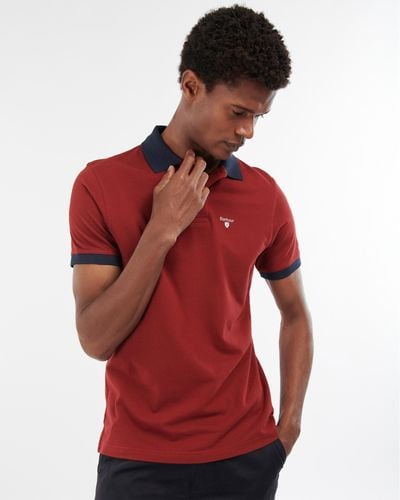 Barbour Lynton Polo Shirt - Red